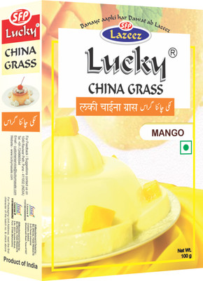 Lucky China Grass (Mango Flavour) [Pack of 3] 300 g(Pack of 3)