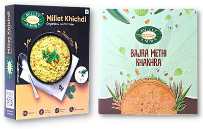 MILLET AMMA Khichdi and Khakhra Combo 400 g(Pack of 2)