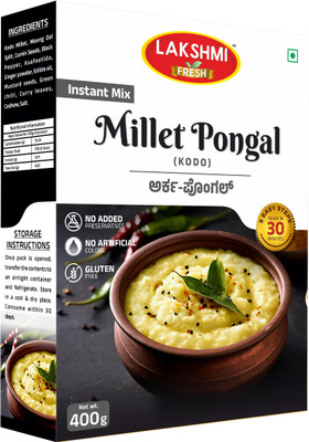 Lakshmi Fresh MILLET PONGAL MIX | VARAGU ARISI PONGAL | INSTANT MILLET BREAKFAST MIX - 400 g