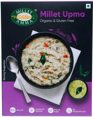 MILLET AMMA Organic Millet Rava Upma Mix, Instant Millet Breakfast Mix, Rich in Fiber 250 g