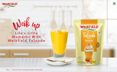 WeiKFiELD Falooda Mango Mix Flavour|Rich,Smooth & Creamy Texture|Delicious&Authentic Taste 200 g
