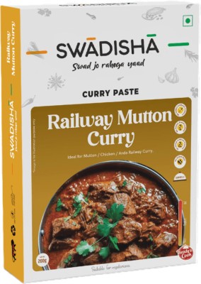 Swadisha Railway Mutton Curry Ready To Cook Curry Paste I Ready In 15 Min 200 g