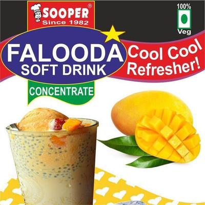 SOOPER Falooda PREMIX JUICY MANGO 4x100g || 400 g(Pack of 4)
