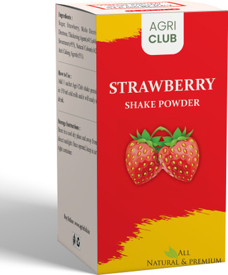 AGRI CLUB Instant Mix Strawberry Shake Powder 15 Sachets 225gm 225 g