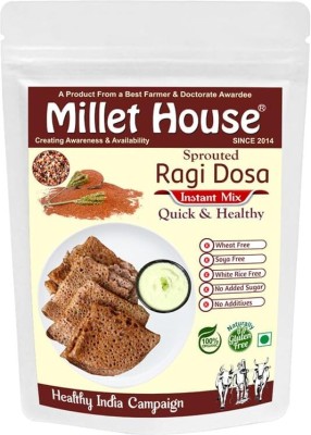 Millet House Organic Natural Healthy Sprouted Ragi Dosa Mix (Pack of 1) 400 g