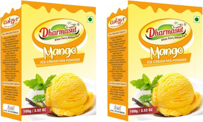 Dharmasut Instant Mango Ice Cream Powder 100g Each | 200 g(Pack of 2)