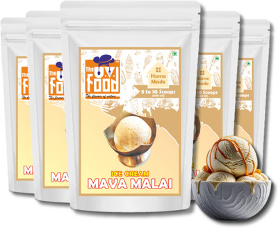 The UV Food Super Tasty Mawa Malai Ice cream Combo (Instant Mix & Premix) 550 g(Pack of 5)