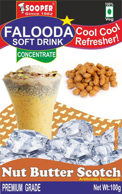 SOOPER FALOODA PREMIX NUT BUTTER SCOTCH 4x100g 400 g(Pack of 4)