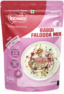 INDIMIX Instant Ready to Cook Rabdi Faluda Mix | Ready In 3 Steps | Healthy & Tasty 200 g