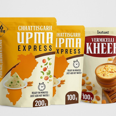 36Insta 2 Instant Upma Mix + 1 Instant Vermicelli Kheer 500 g(Pack of 3)