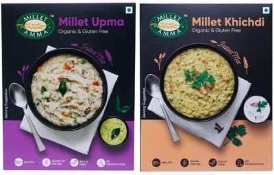 MILLET AMMA Breakfast Upma and Khichdi 500 g(Pack of 2)