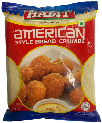HABIT American Style White Bread Crumbs 1 kg x Pack of 1 | Ideal for Frying & Pasta 1 kg