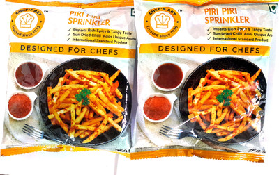 chef's art piri piri sprinkler 250 gm (pack of 2) 500 g