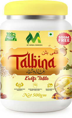 my herbal remedies Talbina with Rich Dry Fruits – Kulfi Taste & Nutritious Barley Mix Breakfast 550 g