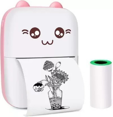 Shri Radha Krishna Inkless Bluetooth Pocket Printer for Prints Picture Receipt Tags Barcode Labels Thermal Receipt Printer