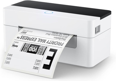 OnlyU USB Direct Thermal 4×6 Shipping Label Printer(Barcode) Adjustable Label Size Thermal Receipt Printer
