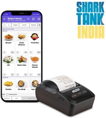 Ezo 58MM 2 Inch USB & Bluetooth 1 Year Software Mobile Printer Billing Machine Thermal Receipt Printer