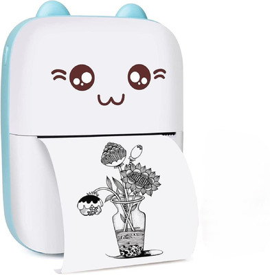 Wifton iOS, Android Mini Pocket Inkless Thermal Printer for Kids Thermal Printer