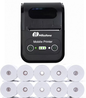 Milestone BT 58 2 Inch 58mm Thermal Bluetooth + USB Printer for Small Business Thermal Receipt Printer