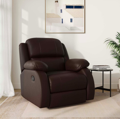 RM HOME Leatherette Manual Swivel Recliner(Finish Color - Brown, DIY(Do-It-Yourself))