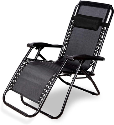 Star Work Leather Manual Recliner(Finish Color - BLACK, Knock Down)