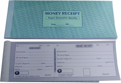 Accounts Money Receipt 50 Pages Special Quality 2 Pcs Combo Money Receipt 50 Pages Special Quality 2 Pcs Combo 2-Part Money Receipt(2 Sets)
