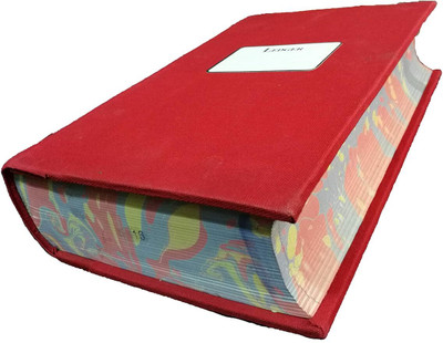 LRS Ledger Register Size Cloth Bound - 1000 Pages - 80 GSM Thick Ledger Paper 1-Part General Ledger(1 Sets)