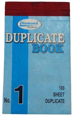 Preha The Smart Choice Duplicate Book With Carbon (100 Ruled + 100 Plain) Duplicate Book Size - 18 x 10.5 Cm 1-Part Regular Note Pad Suitable For Delivery, Record & Bill Book(1 Sets, Notepads)