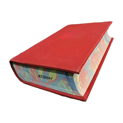 atishay Ledger Register Canvas Bound - 1000 Pages with 80 GSM Ledger Paper 1-Part Ledger register(1 Sets)