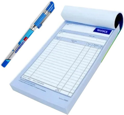 EcoToss Note Book, for Shop, Office, Store with Pen Bill Note Book 1-Part Cash Memo Note Book(1 Sets)