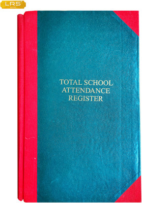LRS Total School Attendance Register - 34*21 cm - 100 Pages - Whole School Attendance 1-Part Attendance Register(100 Sets)