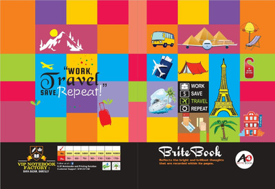 Rahil VIP Brite book in A4 size Brite book A4 size 2-Part Ruled pages single line(100 Sets)