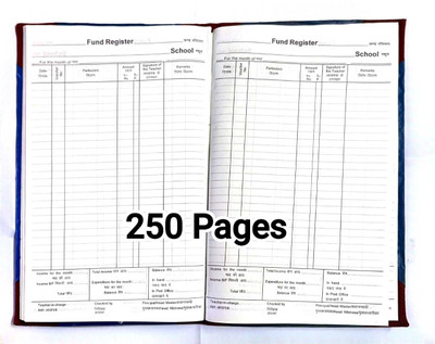 atishay ATISHAY fund register - 250 Pages fund register - 250 Pages 1-Part Fund register(250 Sets)
