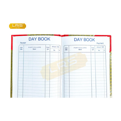 LRS Day Book For Financial Record (110 pages, Single page count) (14X6- Inch) - 34*15 cm 1-Part Day Book(1 Sets)
