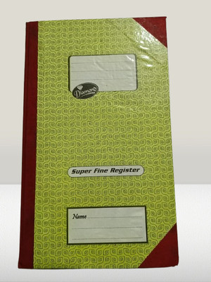 Preha The Smart Choice Attendance Register with Time in and Time out - Pack of 1 - 55 Pages Register Size 01 - 32.5x 20 Cm 1-Part Record Keeping Book(1 Sets)