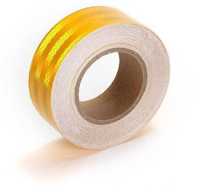 marvellous m_yellow50.8x2metre 50.8 mm x 2 m Yellow Reflective Tape(Pack of 1)