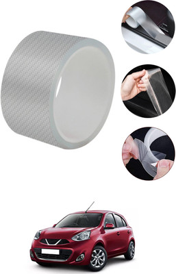 MATIES Luxury Anti Scratch White Carbon Fiber Paint Protection Film Tape 187 5 mm x 10 m White Reflective Tape(Pack of 1)