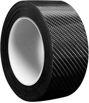 ROMJ Waterproof Protection Film Car tape (2 InchX5 Meter) 50 mm x 5 m Black Reflective Tape(Pack of 1)