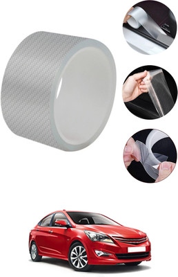 MATIES Luxury Anti Scratch White Carbon Fiber Paint Protection Film Tape 294 5 mm x 10 m White Reflective Tape(Pack of 1)