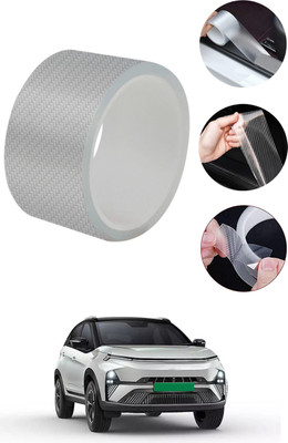 MATIES Luxury Anti Scratch White Carbon Fiber Paint Protection Film Tape 194 5 mm x 10 m White Reflective Tape(Pack of 1)