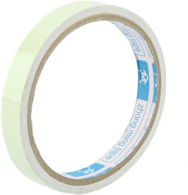 marvellous M-NIGHTGLOWTAPE5METER 10 mm x 5 m CREAM AND HALF GREEN Reflective Tape(Pack of 1)