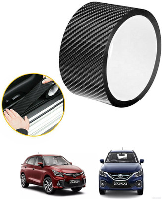 MSNP Waterproof Strip Door Edge Guard Anti-Scratch Tape Flim Universal For Car 116 50 mm x 10 m Black Reflective Tape(Pack of 1)