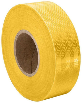 Growthora Yellow Reflective Tape (2 Inch x 5 Meter) 500 mm x 5 m Yellow Reflective Tape(Pack of 1)
