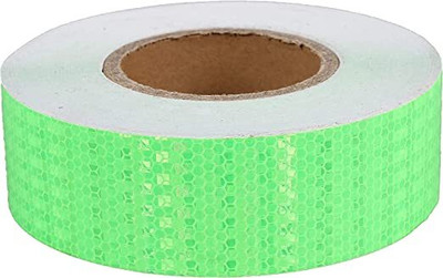 Bellveen eflective Safety Warning Conspicuous Tape 50.8 mm x 5 m green Reflective Tape(Pack of 1)
