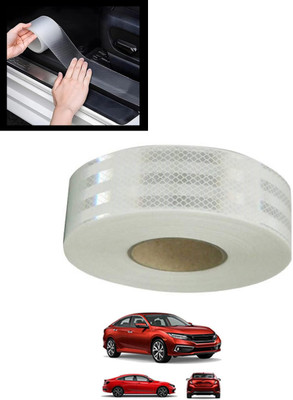 CCMM White Universal Flexible/Scratch Proof Waterproof Car Protector Tape Roll-65 20 mm x 5 m White Reflective Tape(Pack of 1)