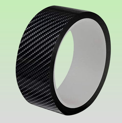 Belryx Superior Fiber Gloss Jet Black Material 50 mm x 5 m Black Reflective Tape(Pack of 1)