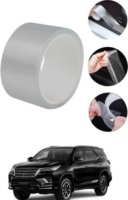 MATIES Luxury Anti Scratch White Carbon Fiber Paint Protection Film Tape 111 5 mm x 10 m White Reflective Tape(Pack of 1)