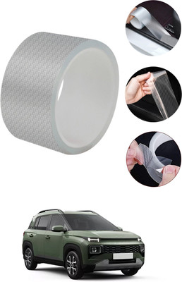 MATIES Luxury Anti Scratch White Carbon Fiber Paint Protection Film Tape 102 5 mm x 10 m White Reflective Tape(Pack of 1)