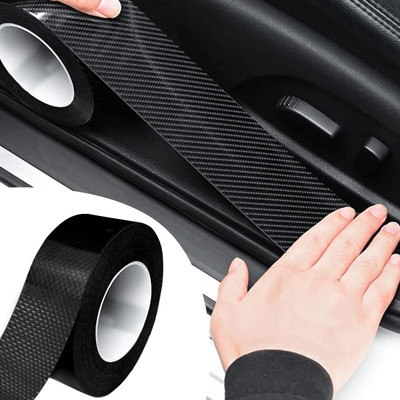 CLICKEDIN Carbon Fiber Tape Set Of 1 Roll 5 Meter Tape 2 Inches Width Self-Adhesive Tape 50.8 mm x 5 m Multi-Color Reflective Tape(Pack of 1)
