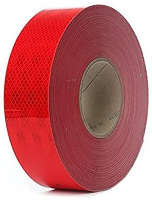 ABC Red Car Reflective Tape Sticker 508 mm x 10 m Red Reflective Tape (Pack of 1) 50.8 mm x 5 m RED Reflective Tape(Pack of 1)